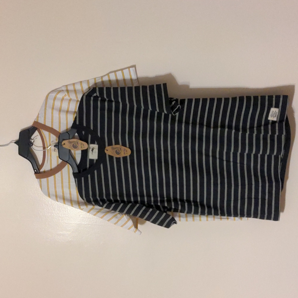 P&CO double XL stripe short sleeve bundle of 2 nwt